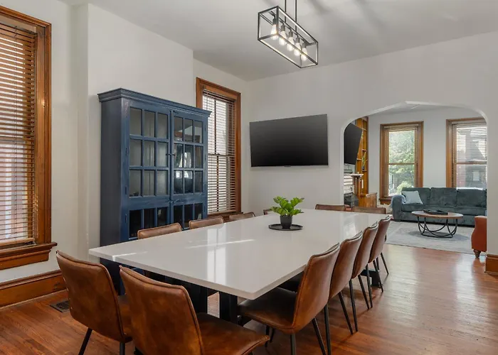 Short North Luxury 4br Free Parking & Fire Pit *